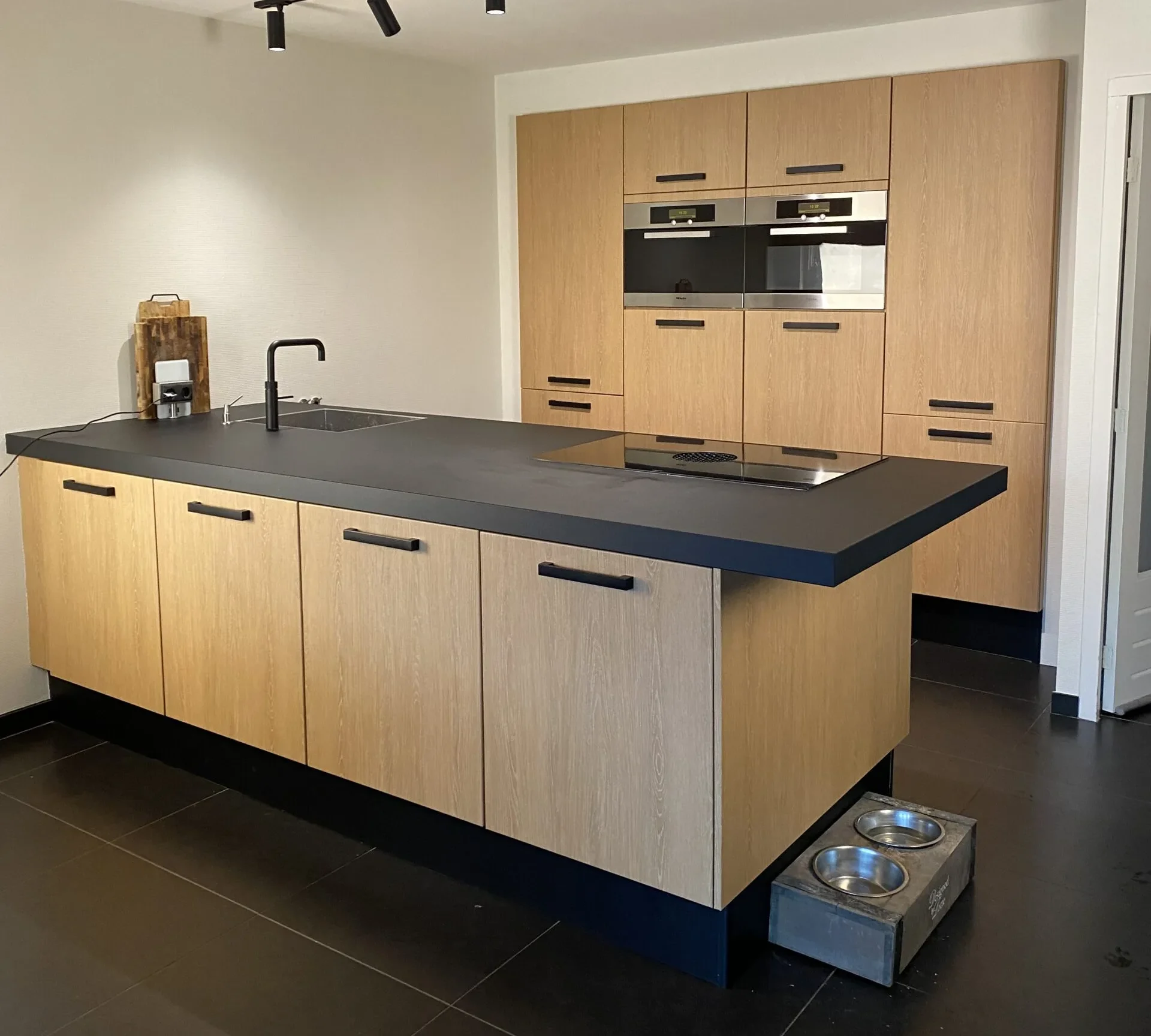 Gewrapte keuken hout